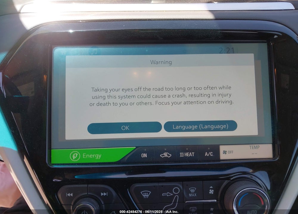 2020 CHEVROLET BOLT EV VIN: 1G1FY6S01L4144388