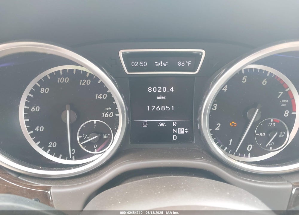 2012 MERCEDES-BENZ ML 350 4MATIC VIN: 4JGDA5HB4CA008744