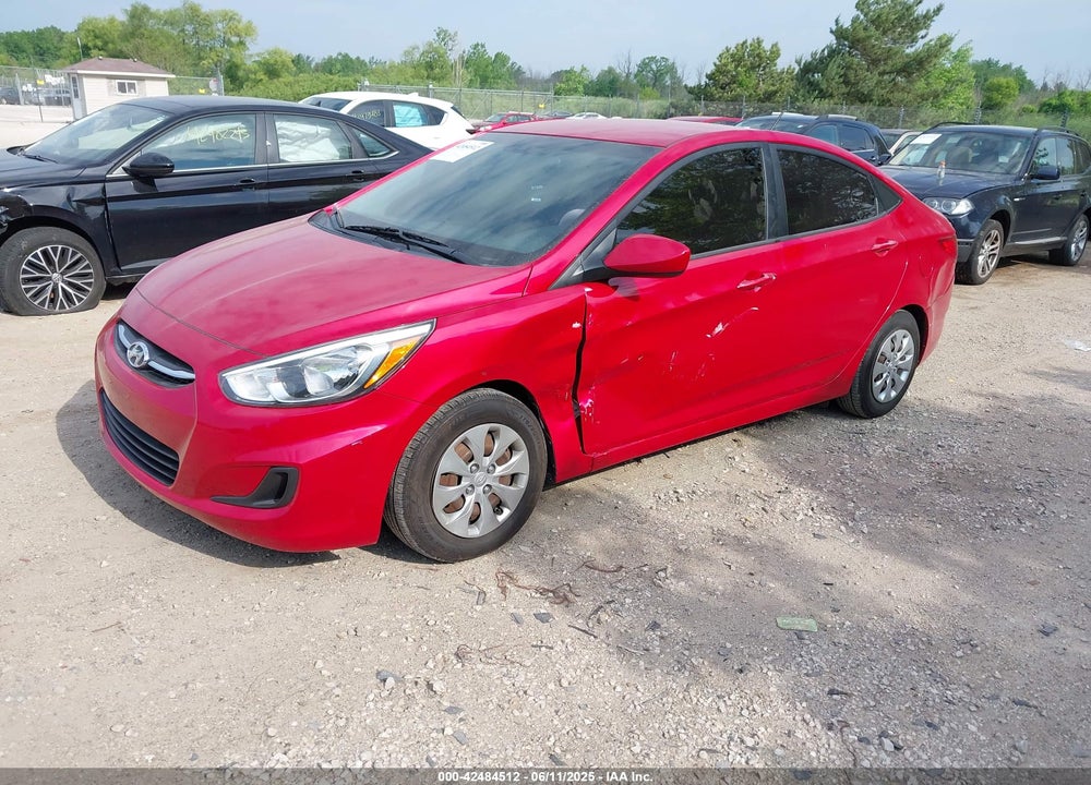 2016 HYUNDAI ACCENT VIN: KMHCT4AE2GU012042