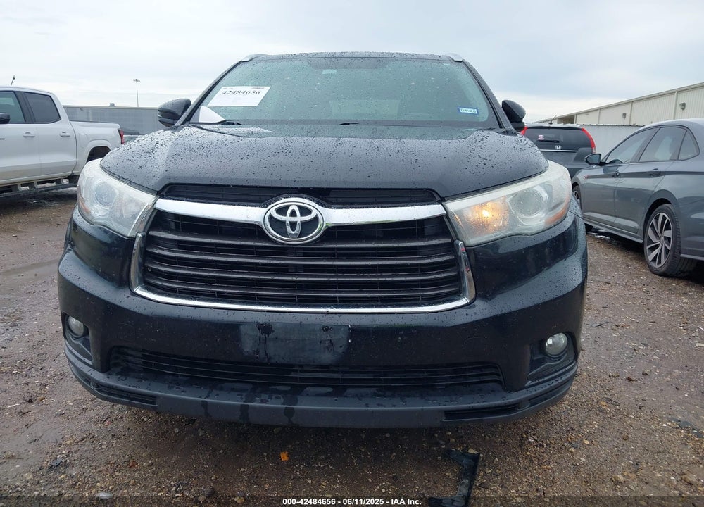 2016 TOYOTA HIGHLANDER XLE V6 VIN: 5TDKKRFH5GS132859