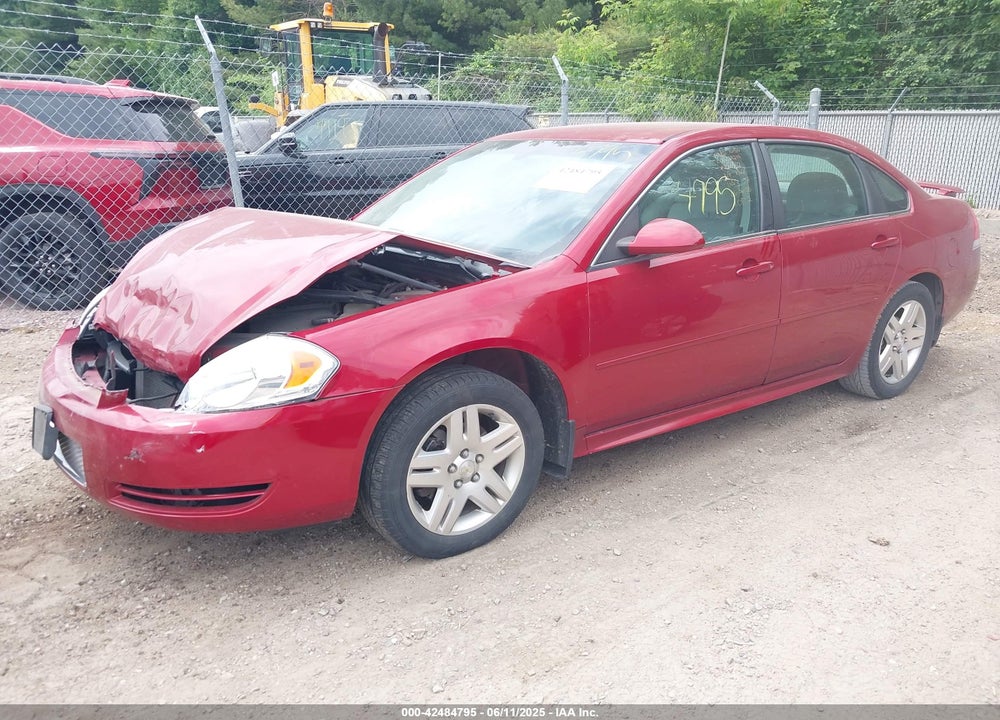 2012 CHEVROLET IMPALA LT VIN: 2G1WB5E36C1321837
