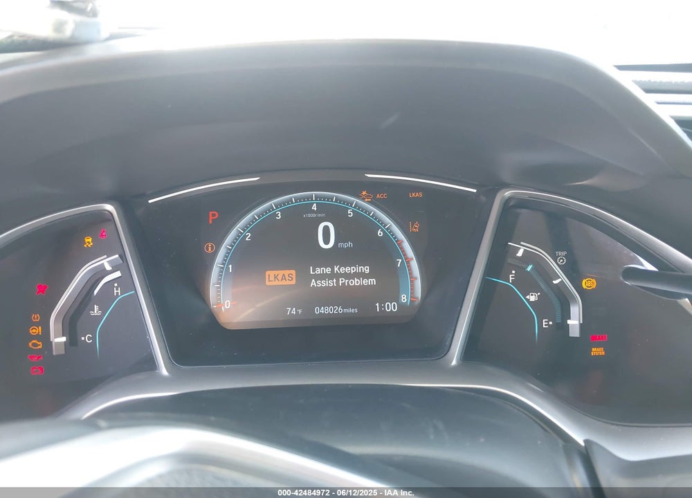 2020 HONDA CIVIC EX VIN: 19XFC1F34LE221525