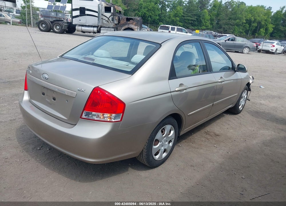2009 KIA SPECTRA VIN: KNAFE221295604689