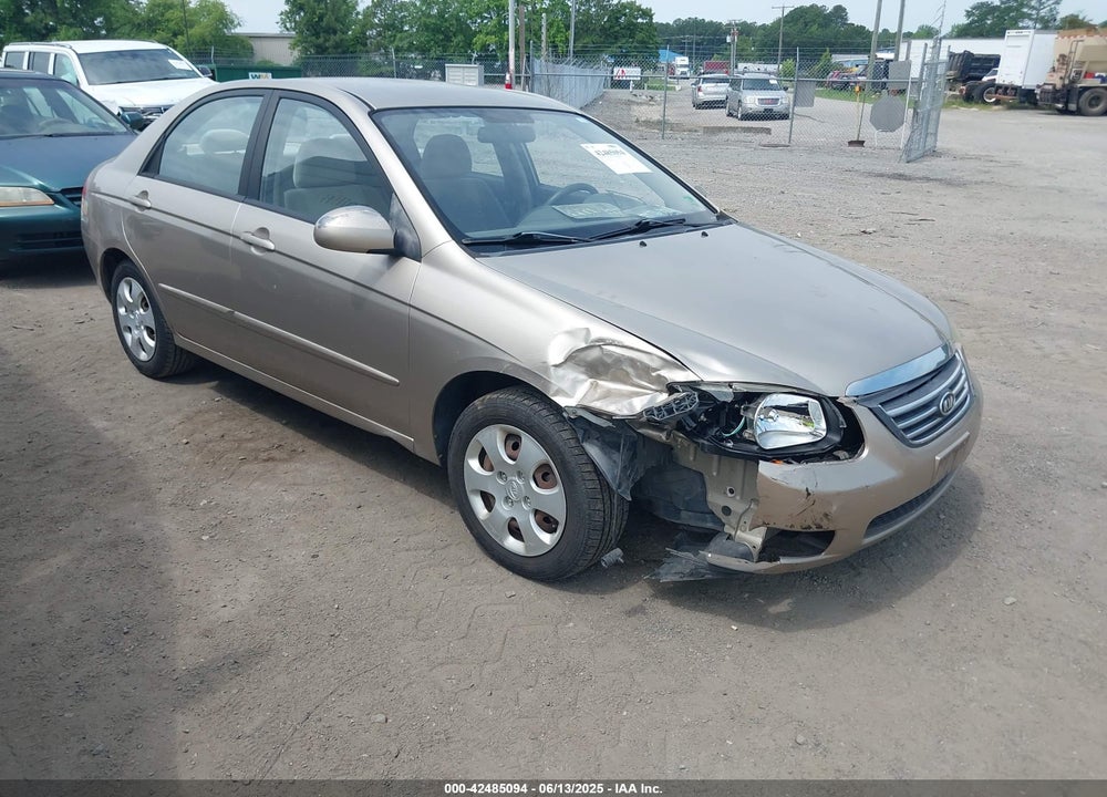 2009 KIA SPECTRA VIN: KNAFE221295604689