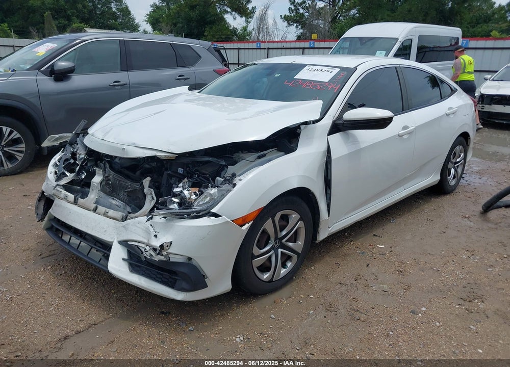 2016 HONDA CIVIC VIN: 19XFC2F51GE077929