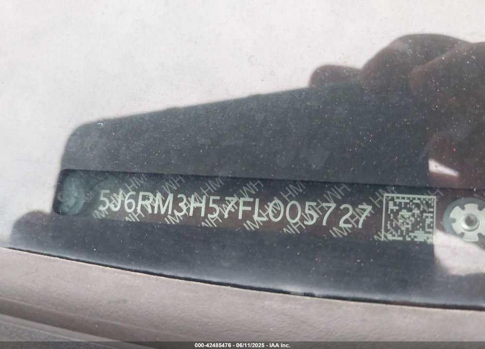 2015 HONDA CR-V EX VIN: 5J6RM3H57FL005727
