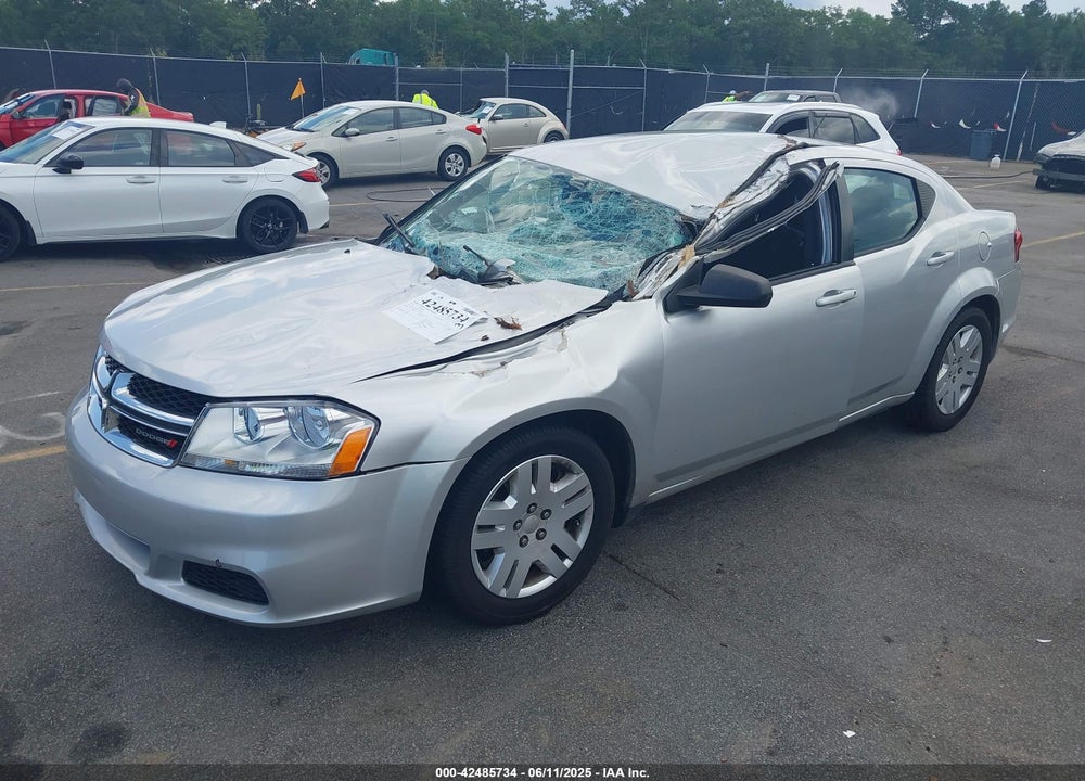 2012 DODGE AVENGER VIN: 1C3CDZAB9CN233005