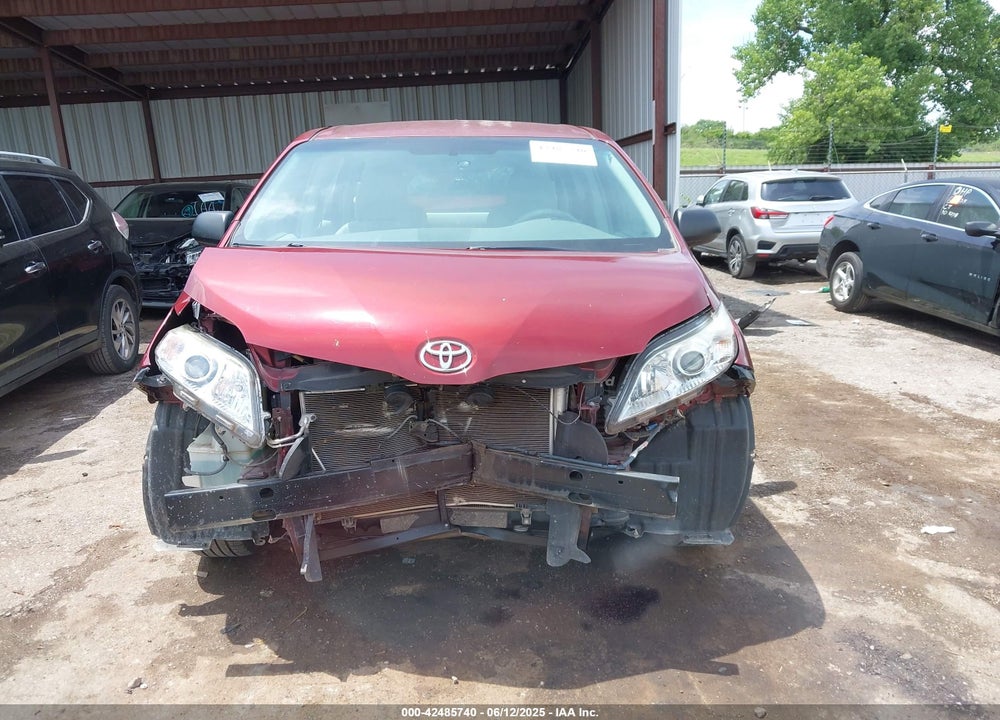 2013 TOYOTA SIENNA L V6 7 PASSENGER VIN: 5TDZK3DC3DS386228