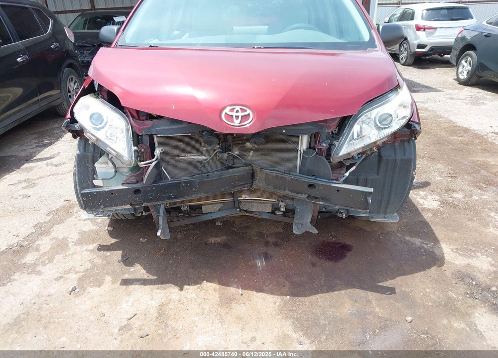 2013 TOYOTA SIENNA L V6 7 PASSENGER VIN: 5TDZK3DC3DS386228
