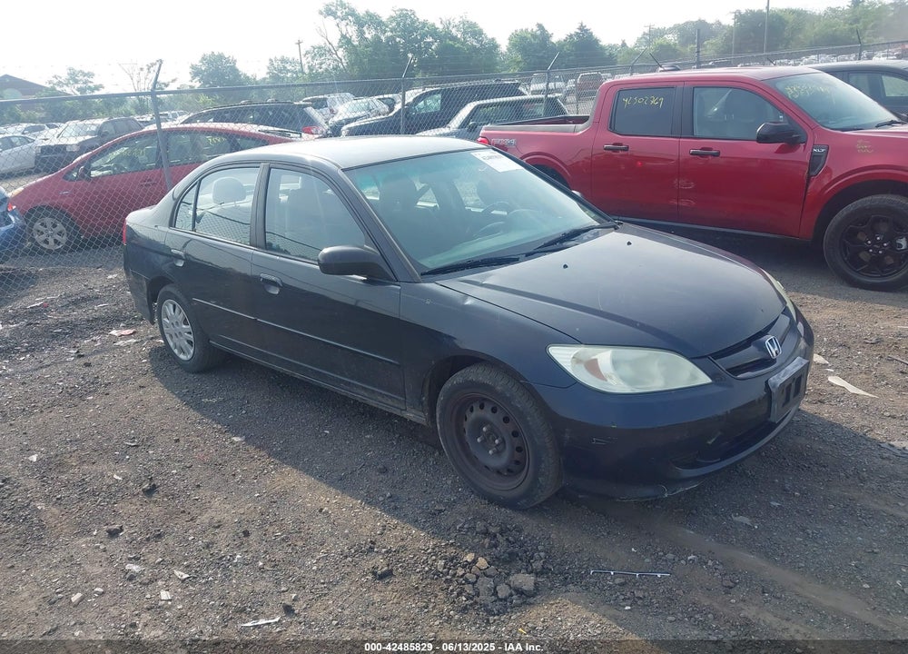 2005 HONDA CIVIC LX VIN: 2HGES16505H596157
