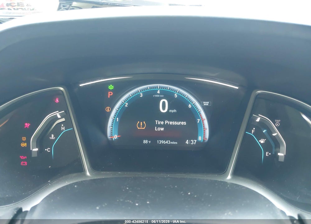 2016 HONDA CIVIC VIN: 2HGFC2F79GH575805