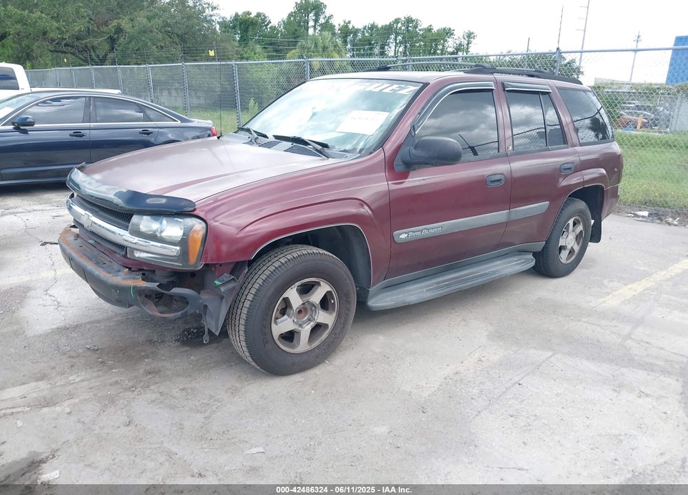 2004 CHEVROLET TRAILBLAZER LS VIN: 1GNDS13S342339187