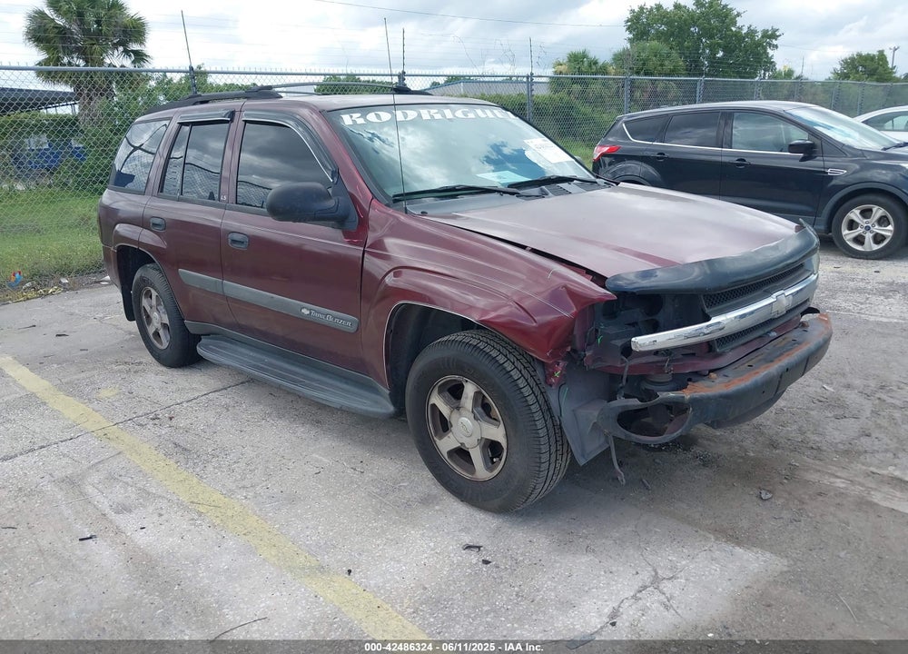2004 CHEVROLET TRAILBLAZER LS VIN: 1GNDS13S342339187
