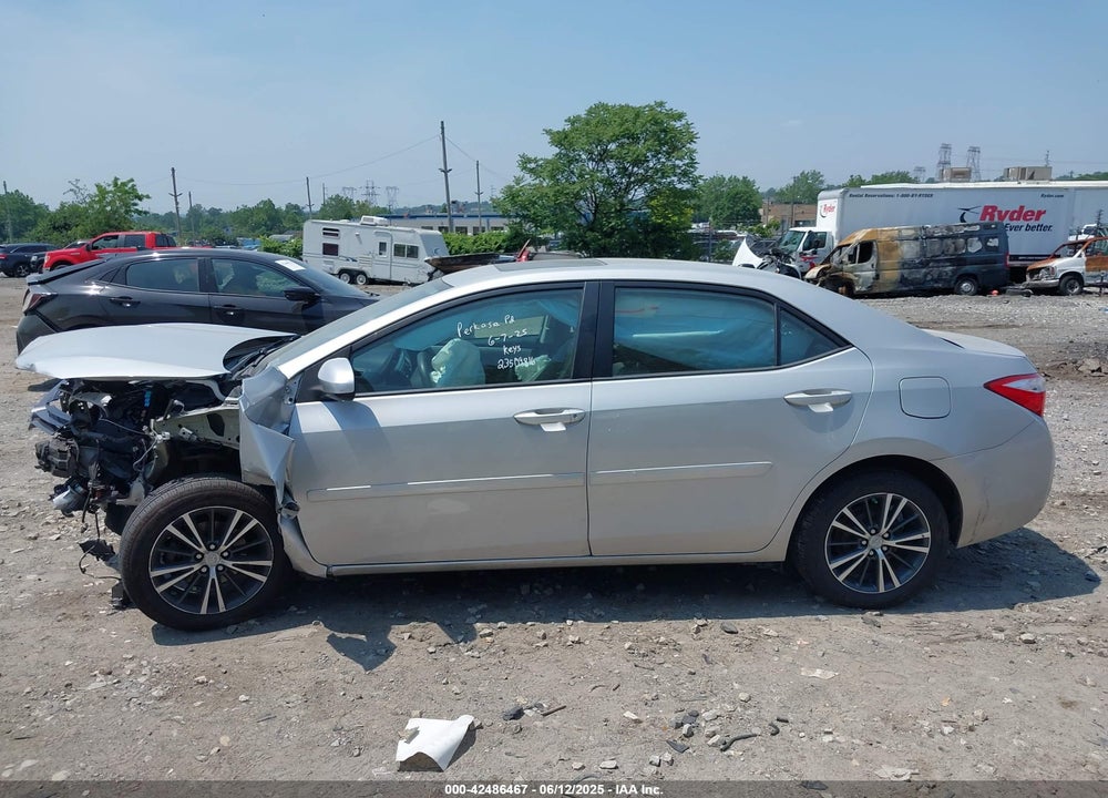 2016 TOYOTA COROLLA VIN: 2T1BURHE0GC663487