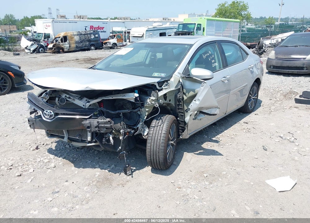 2016 TOYOTA COROLLA VIN: 2T1BURHE0GC663487