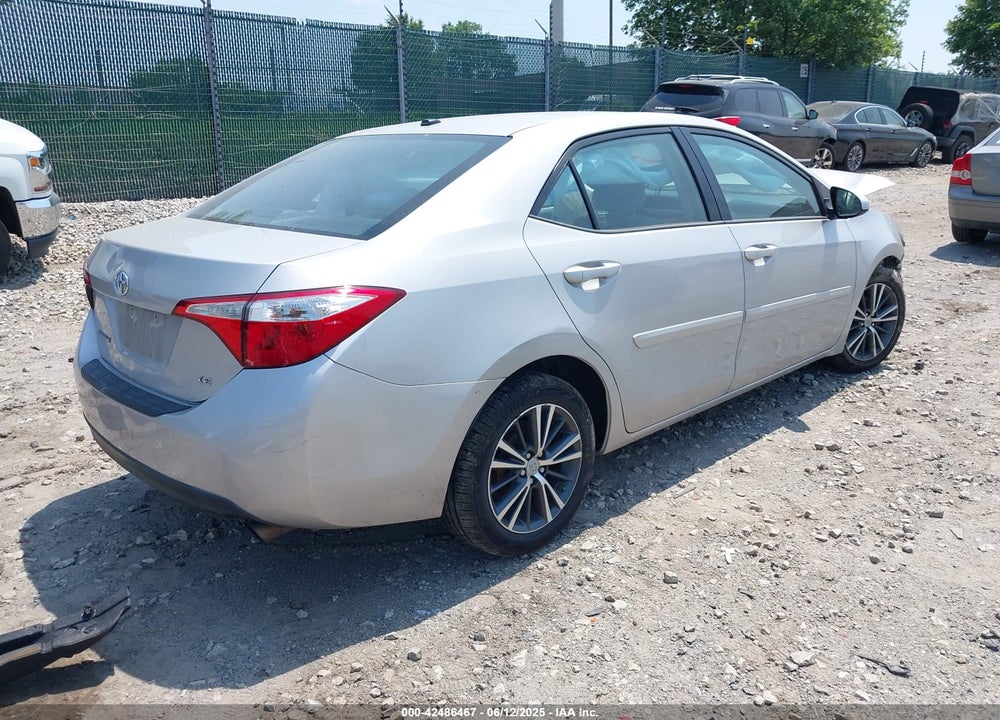 2016 TOYOTA COROLLA VIN: 2T1BURHE0GC663487