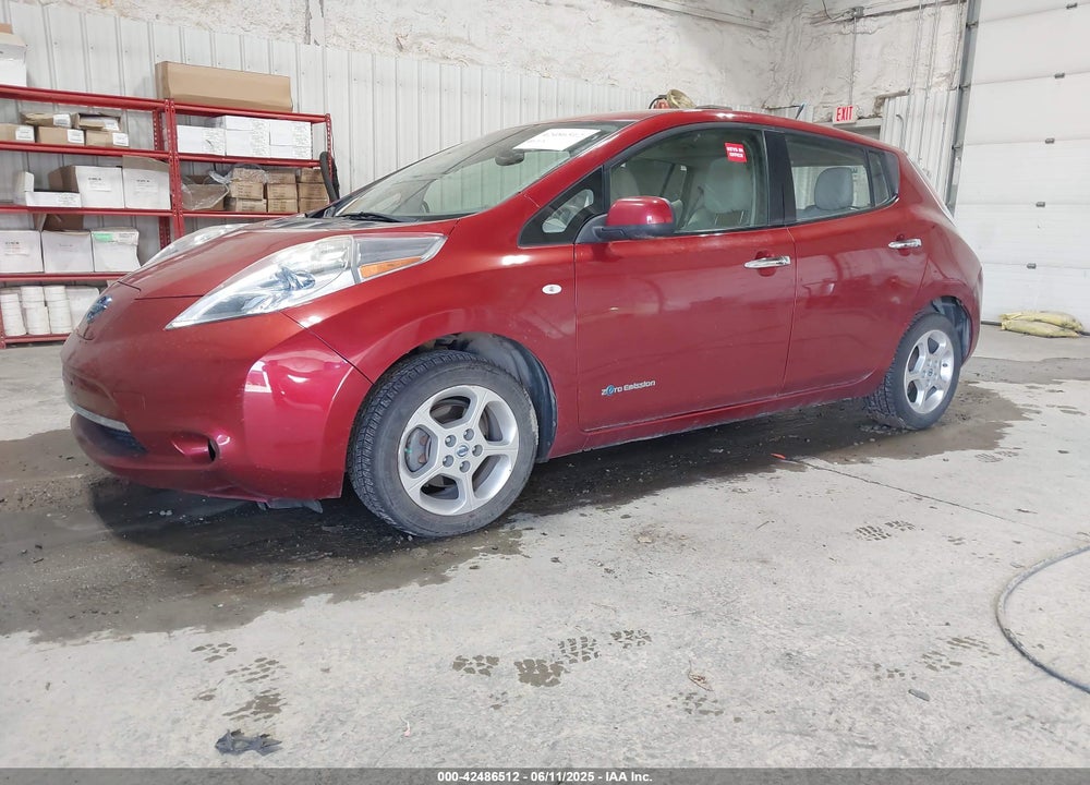 2012 NISSAN LEAF SL VIN: JN1AZ0CP6CT020844