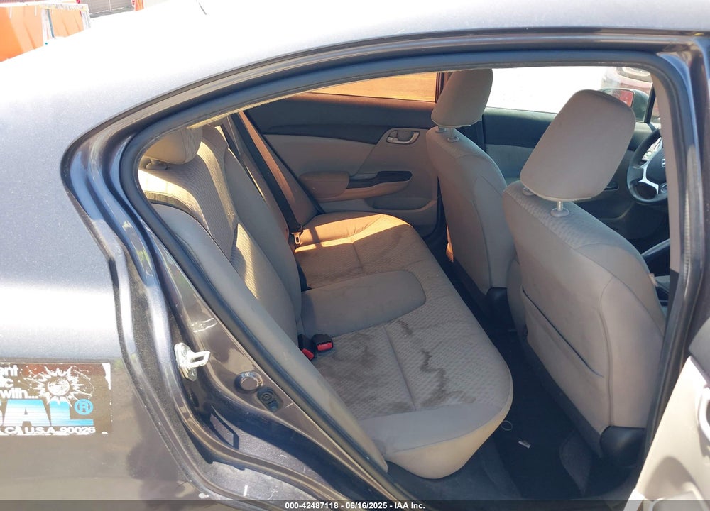 2015 HONDA CIVIC LX VIN: 19XFB2F57FE706160