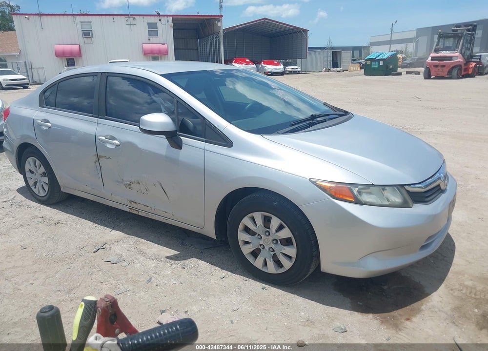2012 HONDA CIVIC LX VIN: 19XFB2F57CE017652