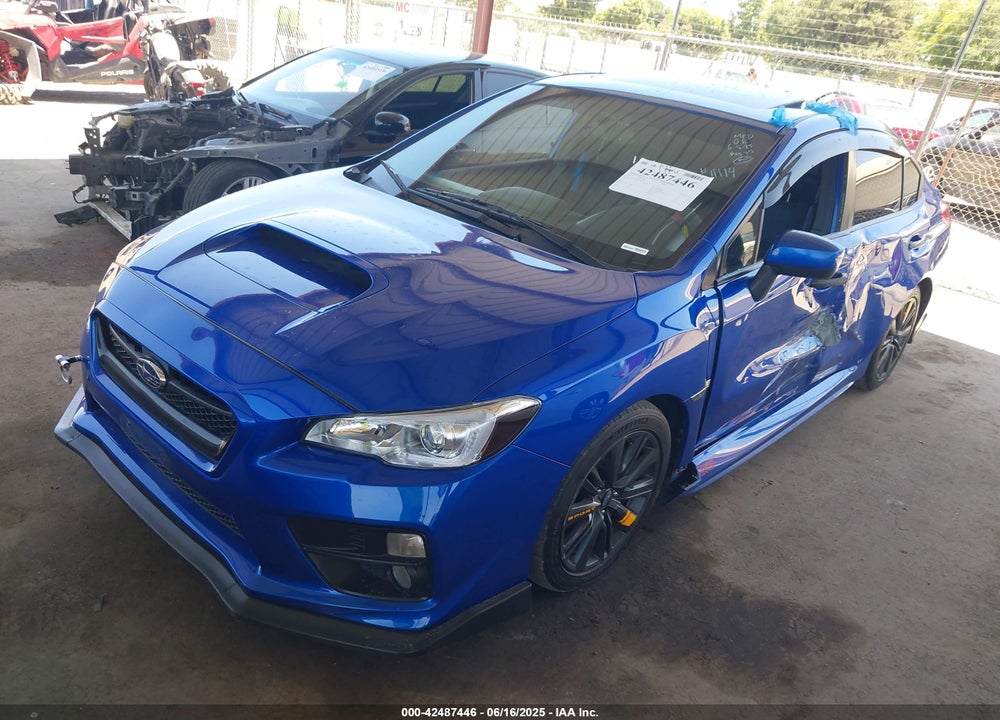 2015 SUBARU WRX PREMIUM VIN: JF1VA1D60F9808589