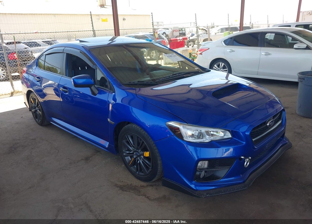 2015 SUBARU WRX PREMIUM VIN: JF1VA1D60F9808589