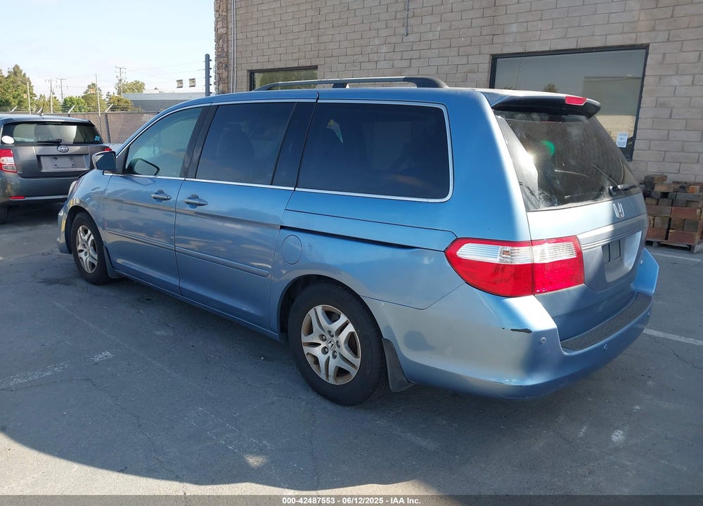 2005 HONDA ODYSSEY EX VIN: 5FNRL38425B099307