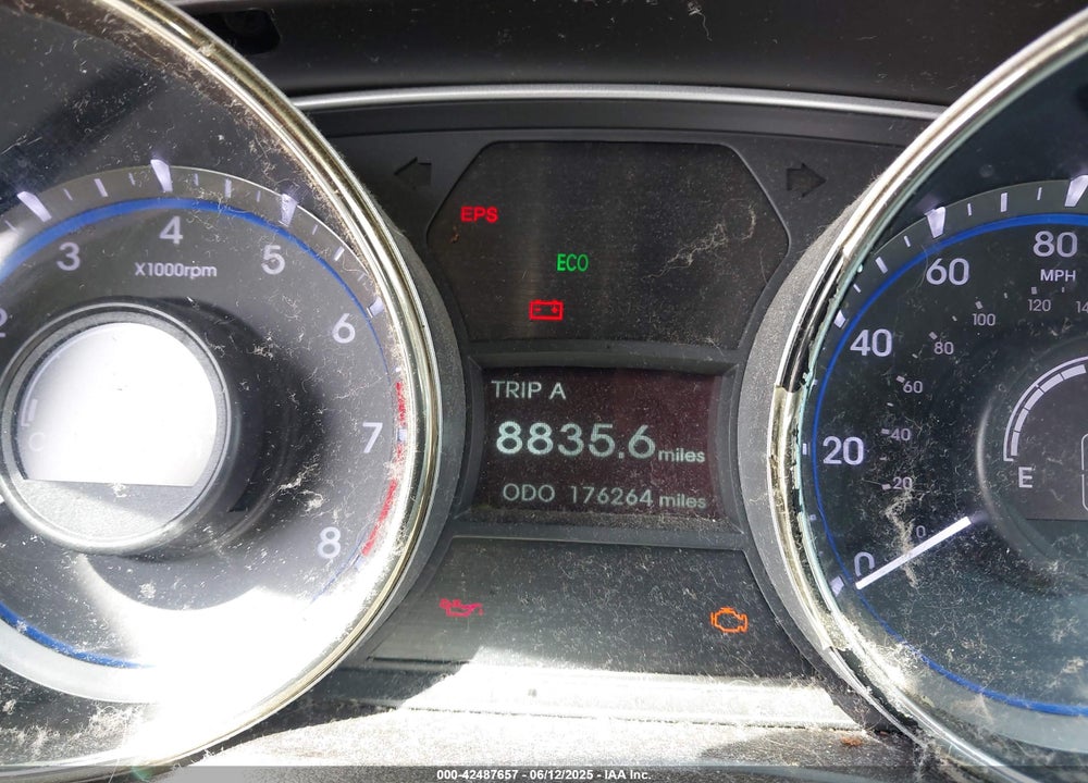 2013 HYUNDAI SONATA GLS VIN: 5NPEB4AC2DH674482