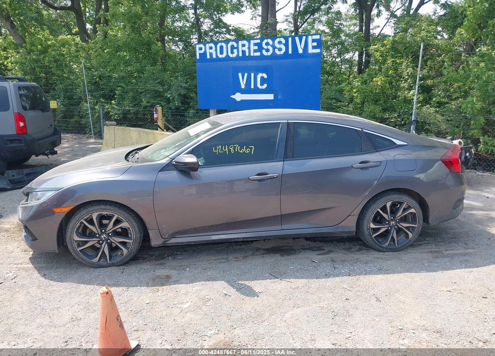 2019 HONDA CIVIC VIN: 2HGFC2F85KH590867
