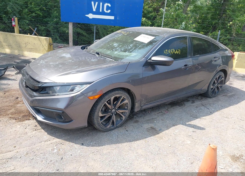 2019 HONDA CIVIC VIN: 2HGFC2F85KH590867