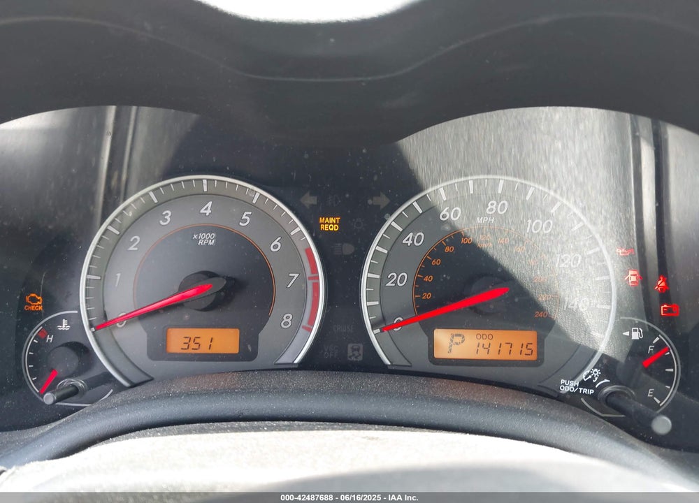 2010 TOYOTA COROLLA S VIN: 2T1BU4EE5AC244095