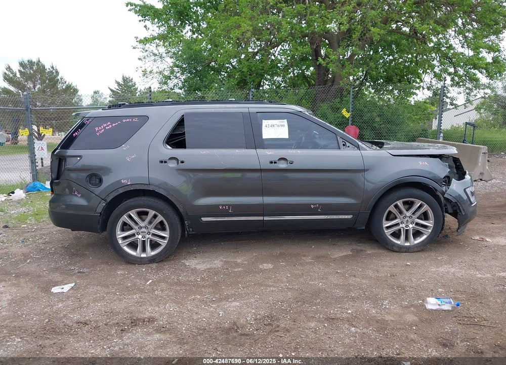 2016 FORD EXPLORER XLT VIN: 1FM5K8D83GGC38016