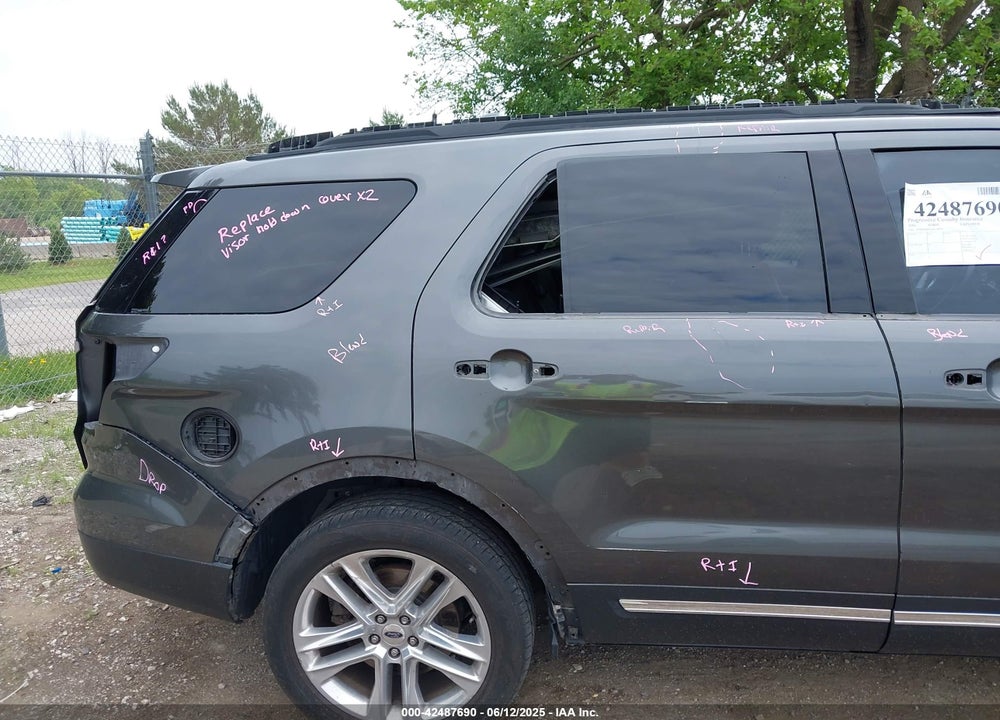 2016 FORD EXPLORER XLT VIN: 1FM5K8D83GGC38016