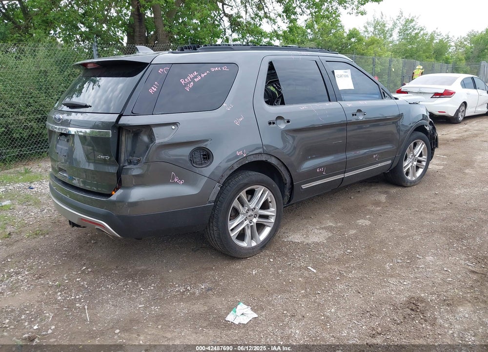2016 FORD EXPLORER XLT VIN: 1FM5K8D83GGC38016