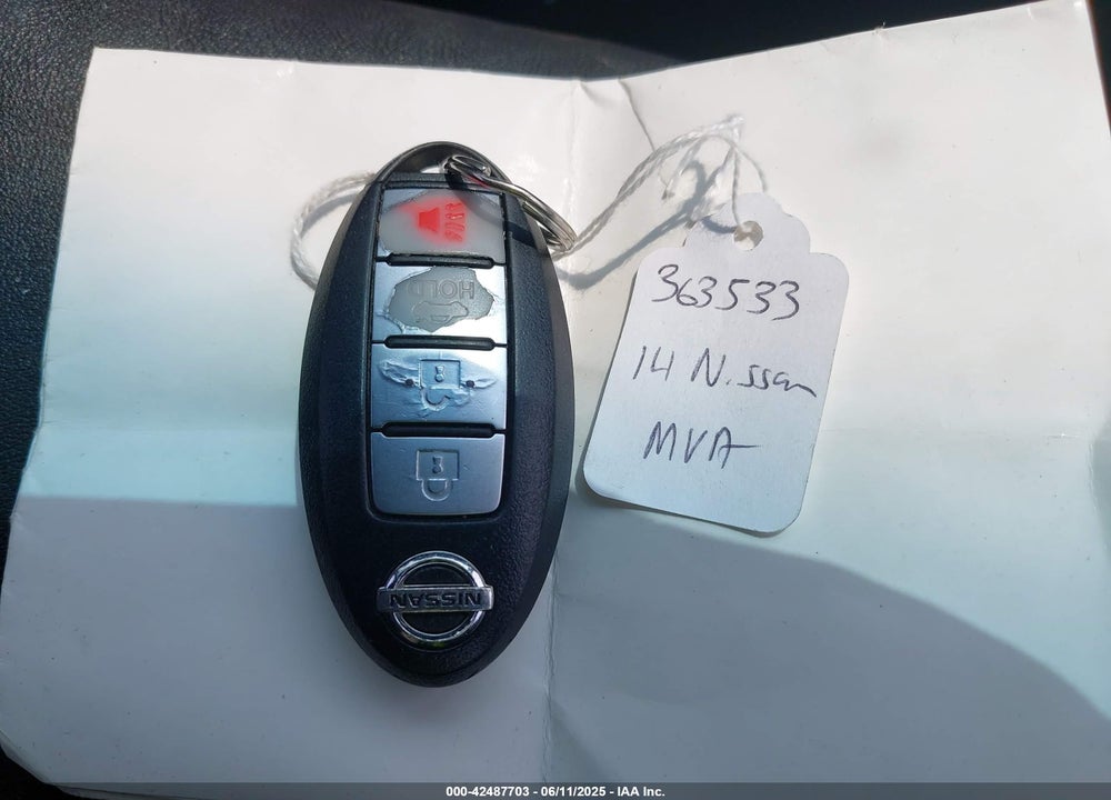 2014 NISSAN MAXIMA VIN: 1N4AA5AP7EC913876