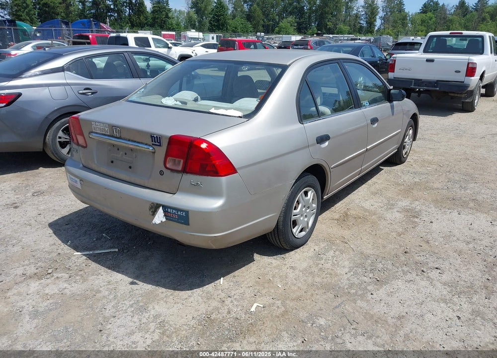 2001 HONDA CIVIC LX VIN: 2HGES16531H592825