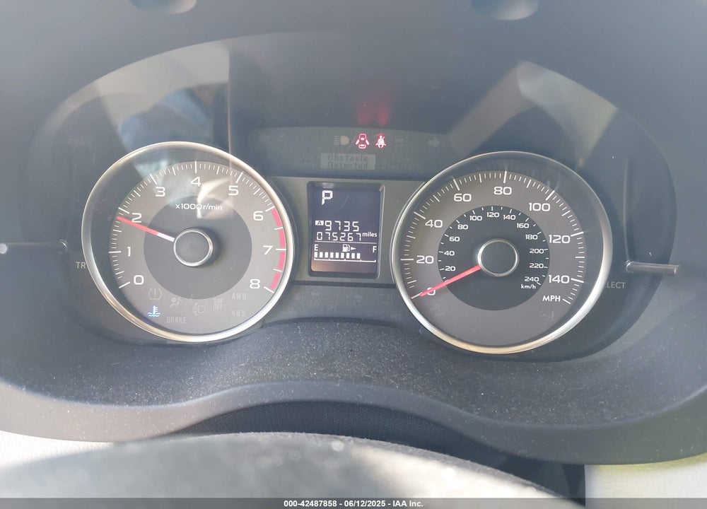 2016 SUBARU FORESTER VIN: JF2SJARC2GH490110