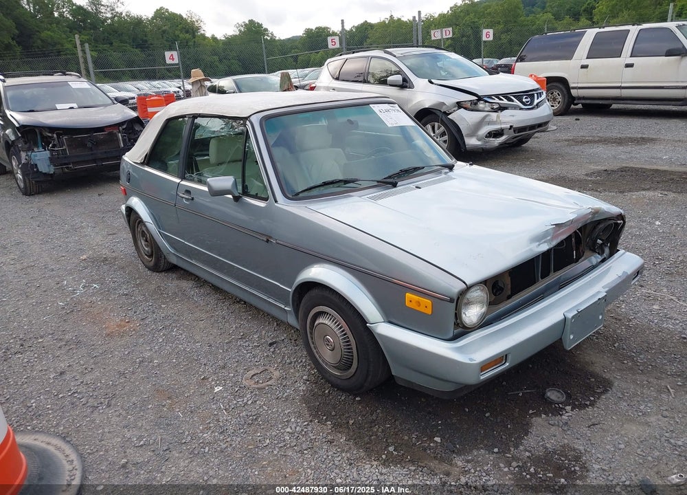 1988 VOLKSWAGEN CABRIOLET VIN: WVWCA0154JK010833