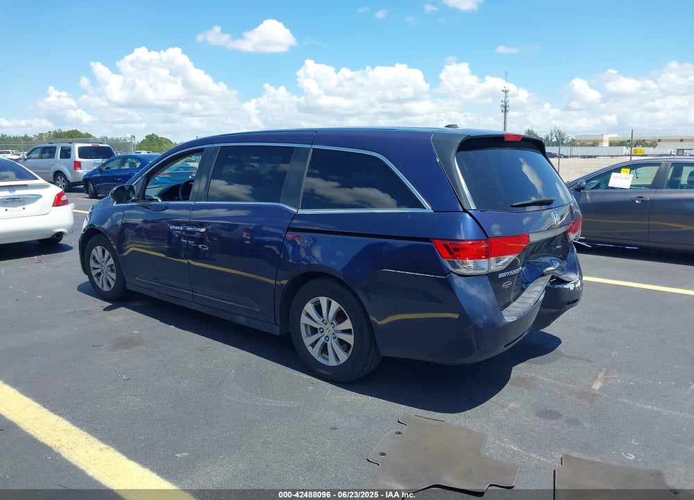 2016 HONDA ODYSSEY SE VIN: 5FNRL5H39GB043757