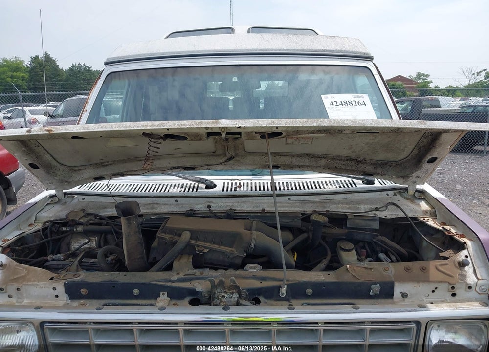 1991 FORD ECONOLINE E150 VAN VIN: 1FDEE14N6MHA13731