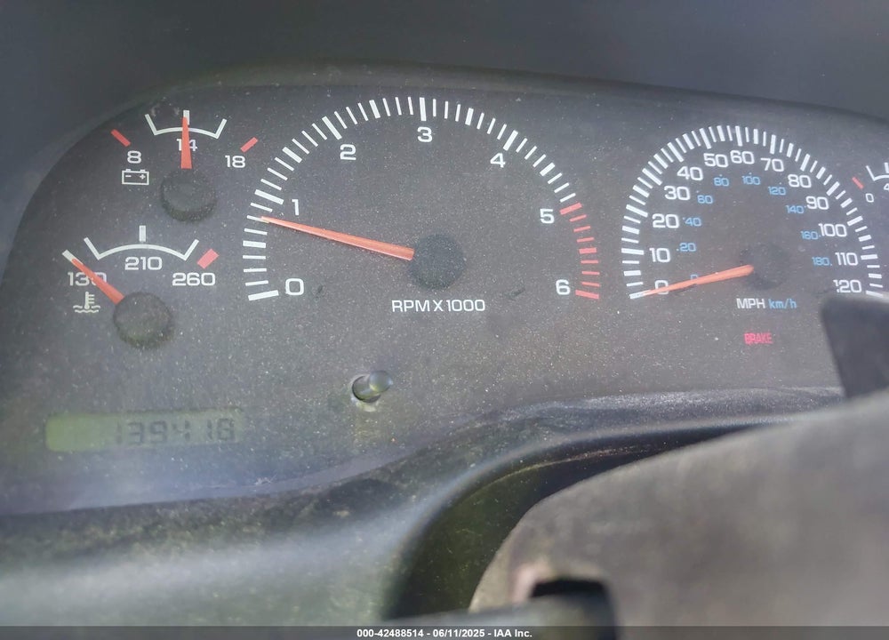 1998 DODGE RAM 1500 ST VIN: 3B7HF12Y8WG133703