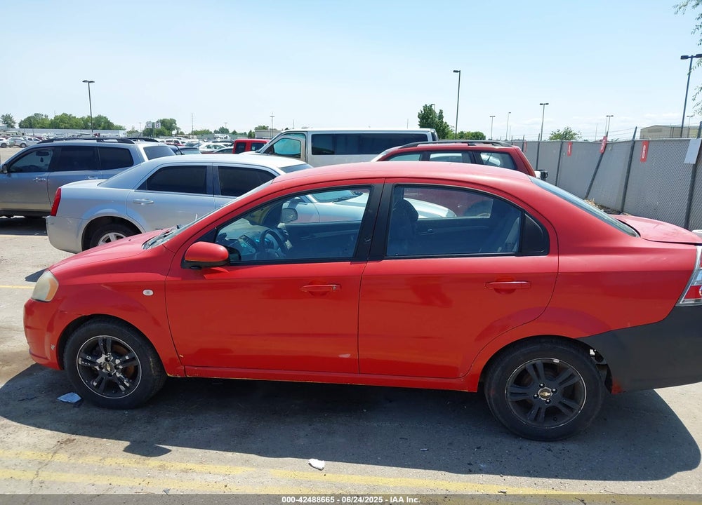 2007 CHEVROLET AVEO VIN: KL1TD56687B073388