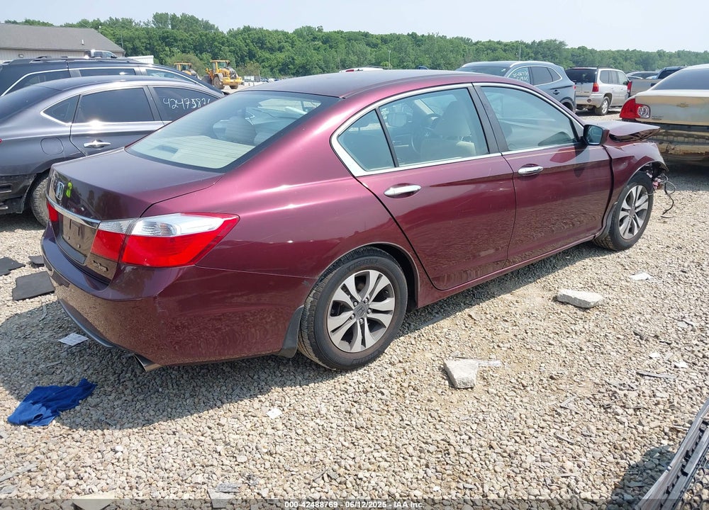 2013 HONDA ACCORD LX VIN: 1HGCR2F33DA122823