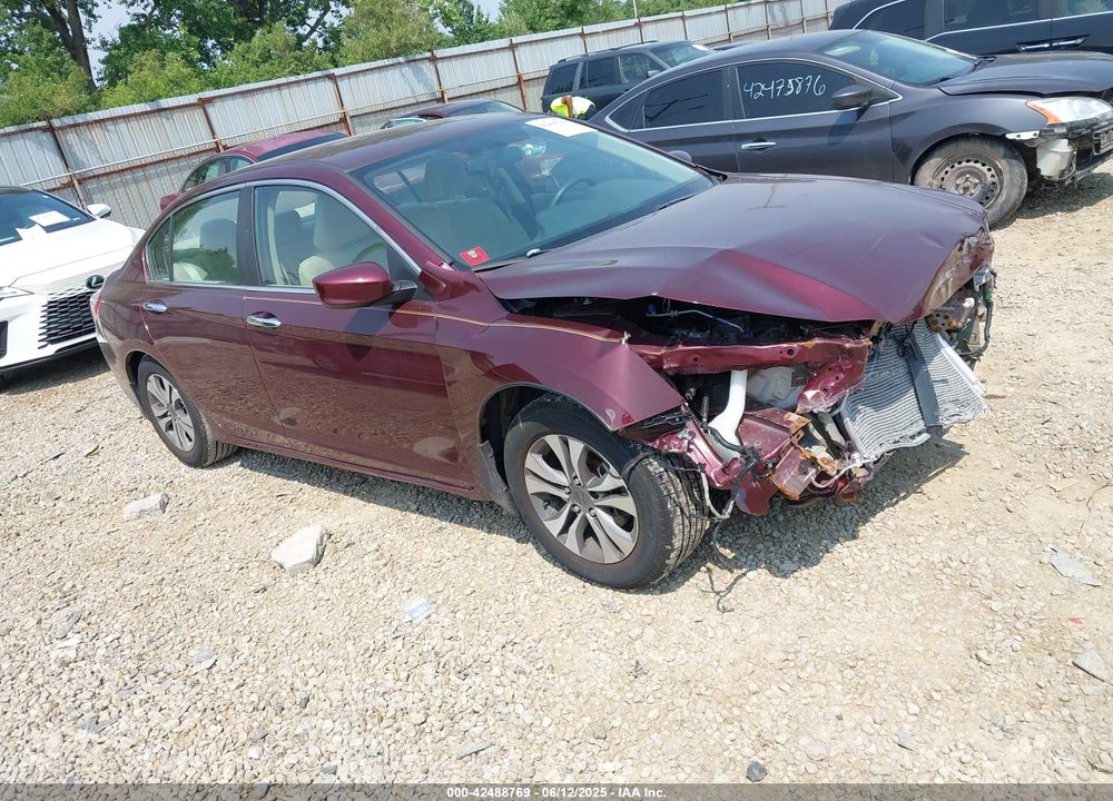 2013 HONDA ACCORD LX VIN: 1HGCR2F33DA122823