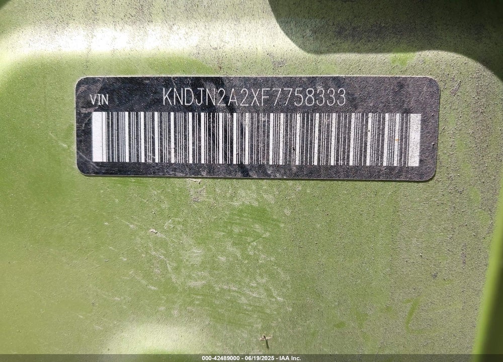 2015 KIA SOUL VIN: KNDJN2A2XF7758333