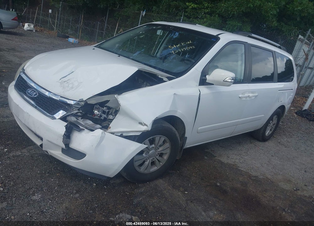 2012 KIA SEDONA LX VIN: KNDMG4C7XC6424087