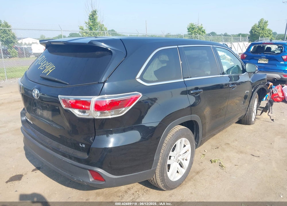 2015 TOYOTA HIGHLANDER VIN: 5TDZARFH5FS016383