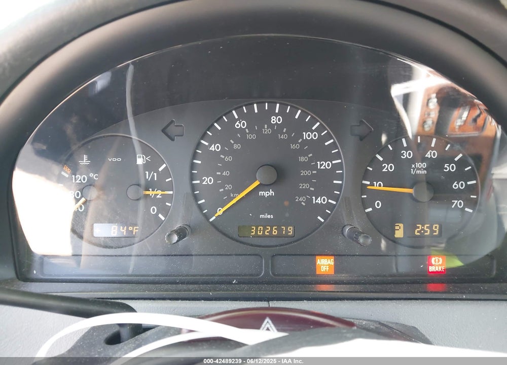 2002 MERCEDES-BENZ ML 320 VIN: 4JGAB54E22A338669