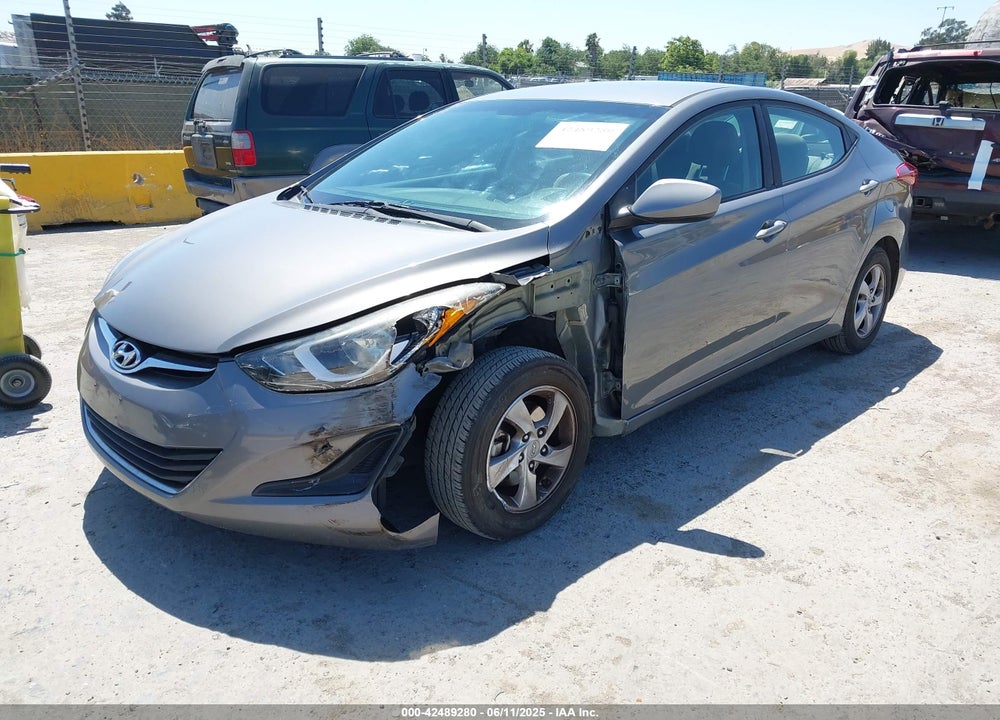 2014 HYUNDAI ELANTRA SE VIN: 5NPDH4AE7EH485551