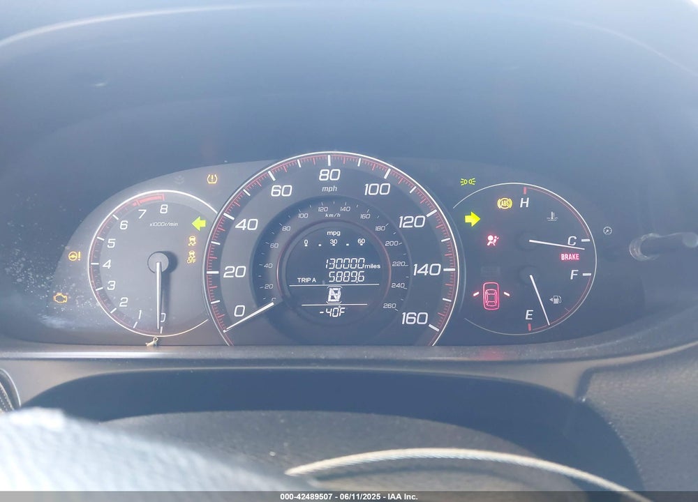 2014 HONDA ACCORD VIN: 1HGCR2F57EA164124