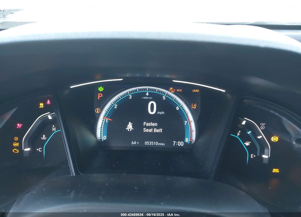2019 HONDA CIVIC VIN: 2HGFC2F6XKH514592